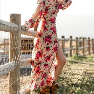 Joyfolie Floral Enid Dress